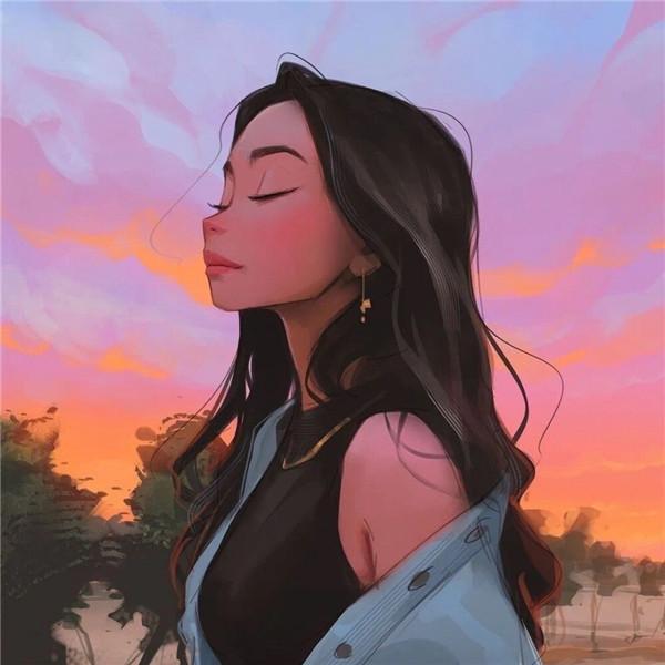 独立自信动漫女生头像 高清低调坚强独立的女生头像图片