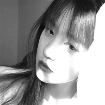 高级头像女氛围感黑白97张