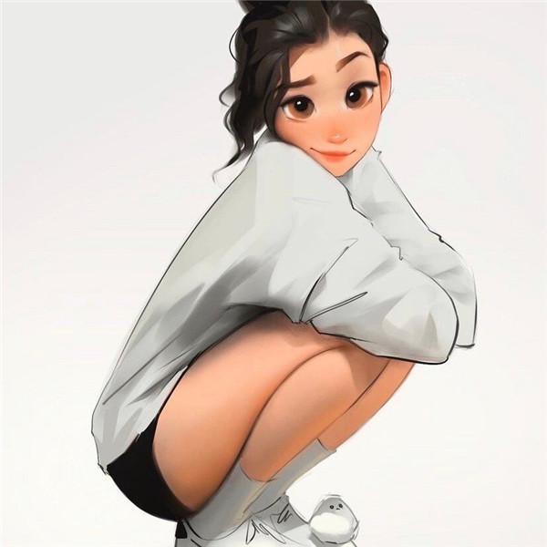 独立自信动漫女生头像 高清低调坚强独立的女生头像图片