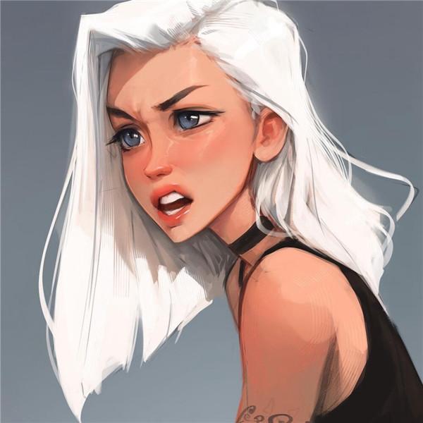 独立自信动漫女生头像 高清低调坚强独立的女生头像图片