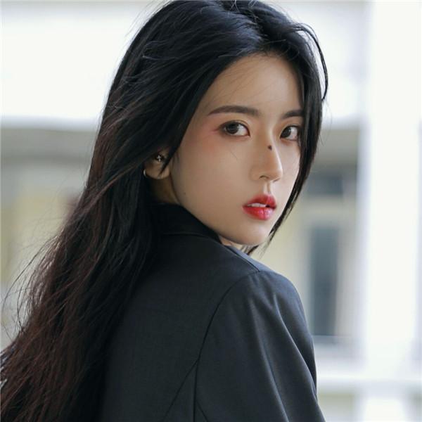 高冷学院风御姐女生头像图片