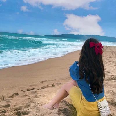高级不露脸治愈系女生头像图片