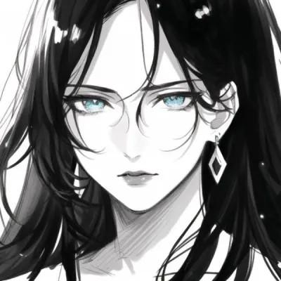 酷酷小姐姐的头像女生动漫32张