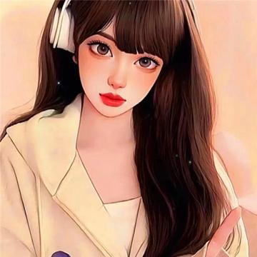 甜美可爱治愈系女生漫画头像图片