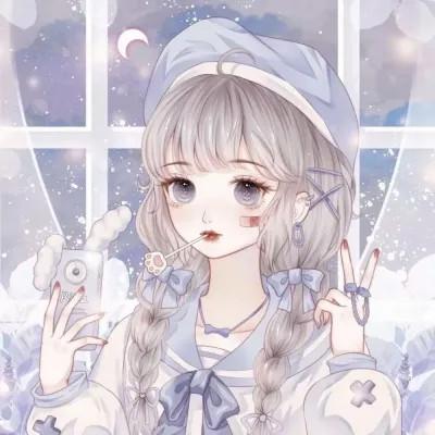 闺蜜头像动漫女生一左一右50张