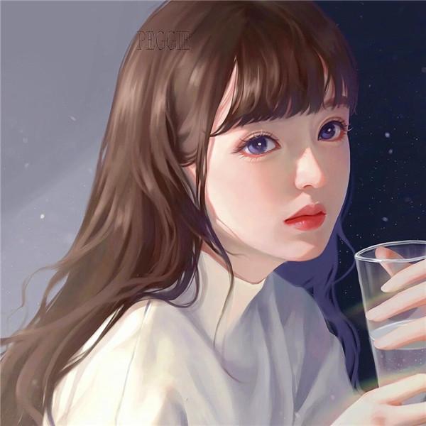 超有质感的手绘头像女 超火超好看超级惊艳的手绘头像女图片