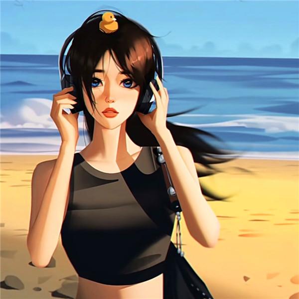 超有质感的手绘头像女 超火超好看超级惊艳的手绘头像女图片