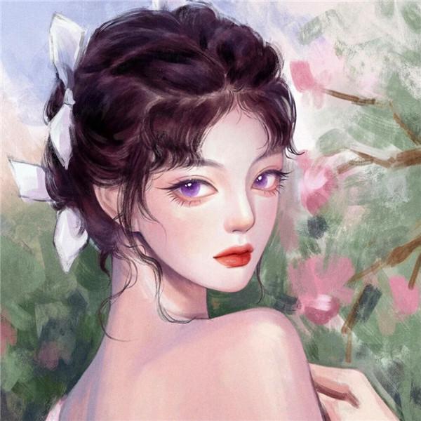 超有质感的手绘头像女 超火超好看超级惊艳的手绘头像女图片