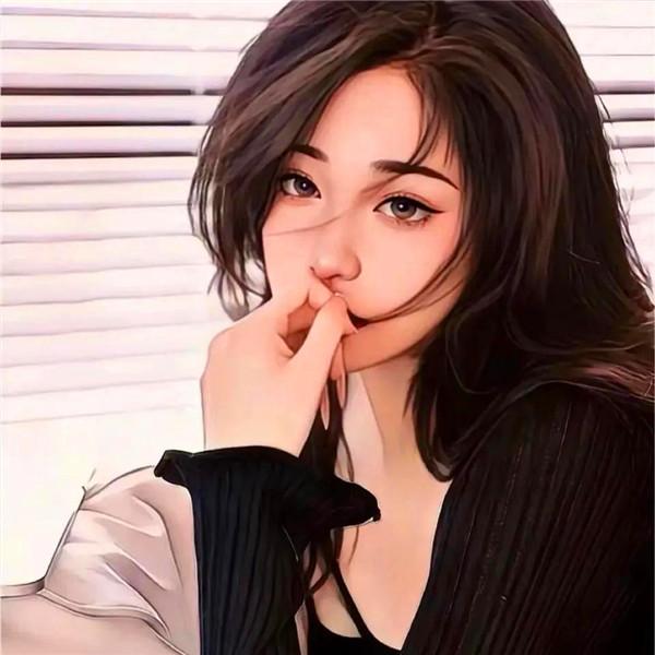 甜美可爱治愈系女生漫画头像图片