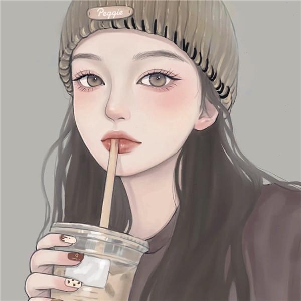 超有质感的手绘头像女 超火超好看超级惊艳的手绘头像女图片