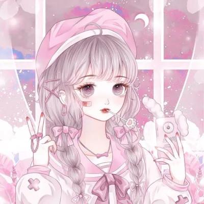 闺蜜头像动漫女生一左一右50张