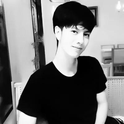 黑白酷情头 一男一女不显眼的甜酷情头黑白图片