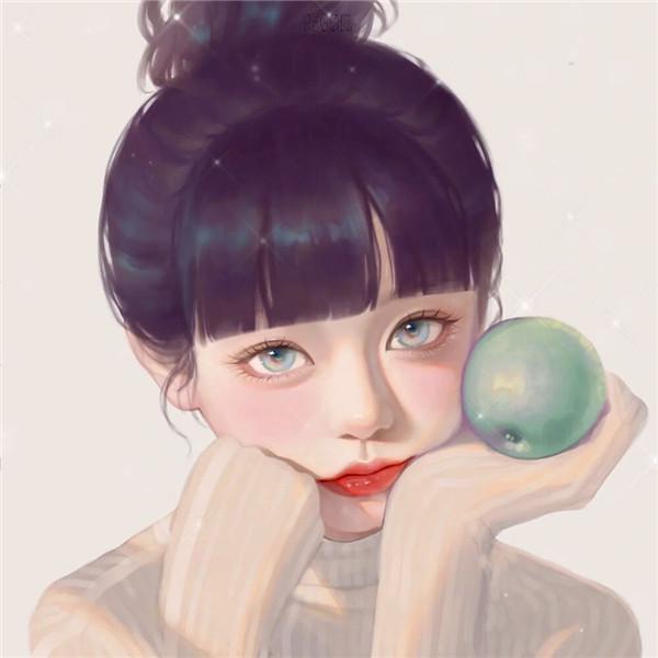 超有质感的手绘头像女 超火超好看超级惊艳的手绘头像女图片