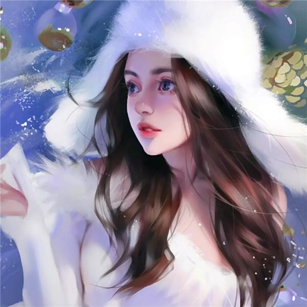 超有质感的手绘头像女 超火超好看超级惊艳的手绘头像女图片