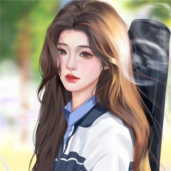 超有质感的手绘头像女 超火超好看超级惊艳的手绘头像女图片
