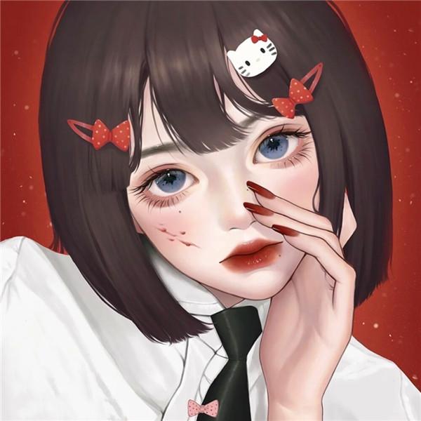 超有质感的手绘头像女 超火超好看超级惊艳的手绘头像女图片