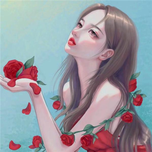超有质感的手绘头像女 超火超好看超级惊艳的手绘头像女图片
