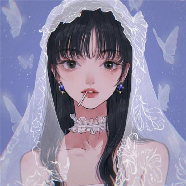 超有质感的手绘头像女 超火超好看超级惊艳的手绘头像女图片
