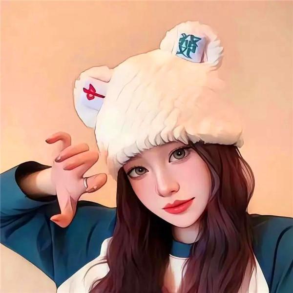 甜美可爱治愈系女生漫画头像图片