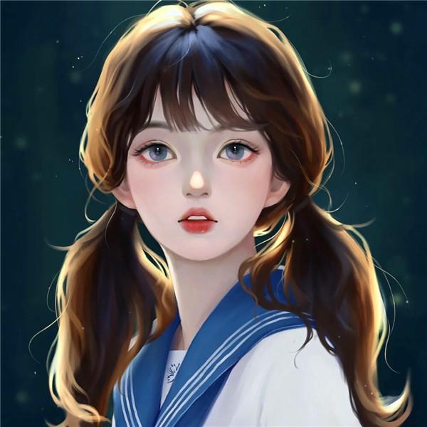 超有质感的手绘头像女 超火超好看超级惊艳的手绘头像女图片