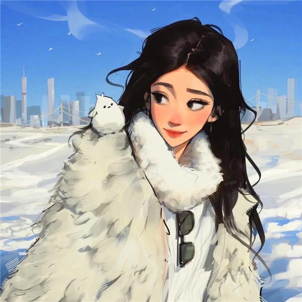 超有质感的手绘头像女 超火超好看超级惊艳的手绘头像女图片