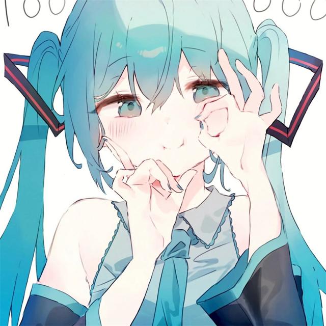 漂亮女生头像动漫初音未来