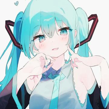 漂亮女生头像动漫初音未来