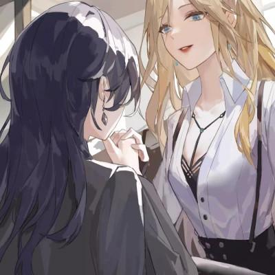 百合头像女生动漫