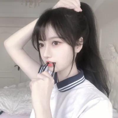 青春少女真人微信头像照片