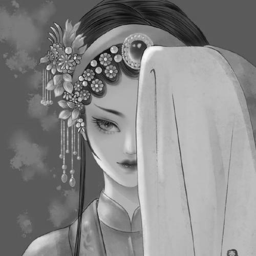 高冷范黑白女生头像 孤傲高清的黑白冷淡风女生头像图片