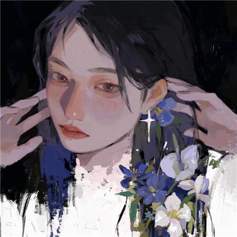 高级氛围感女生头像动漫43张