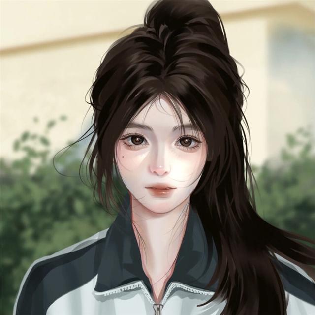 高质量小众头像手绘女生