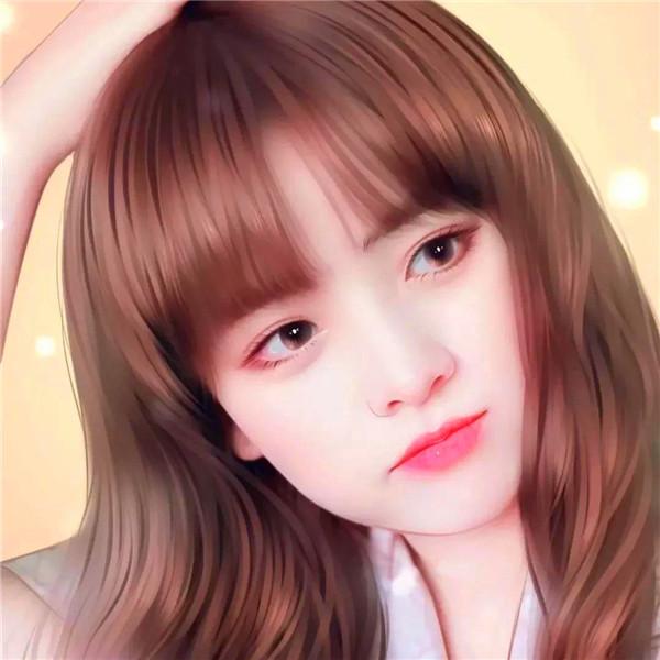 魅力四射好看漂亮的美女手绘头像图片
