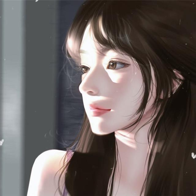 高质量小众头像手绘女生