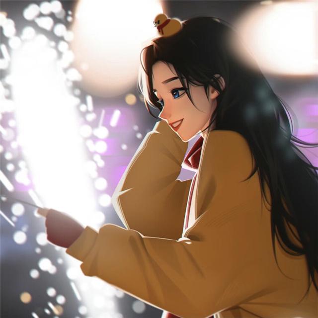 高质量小众头像手绘女生