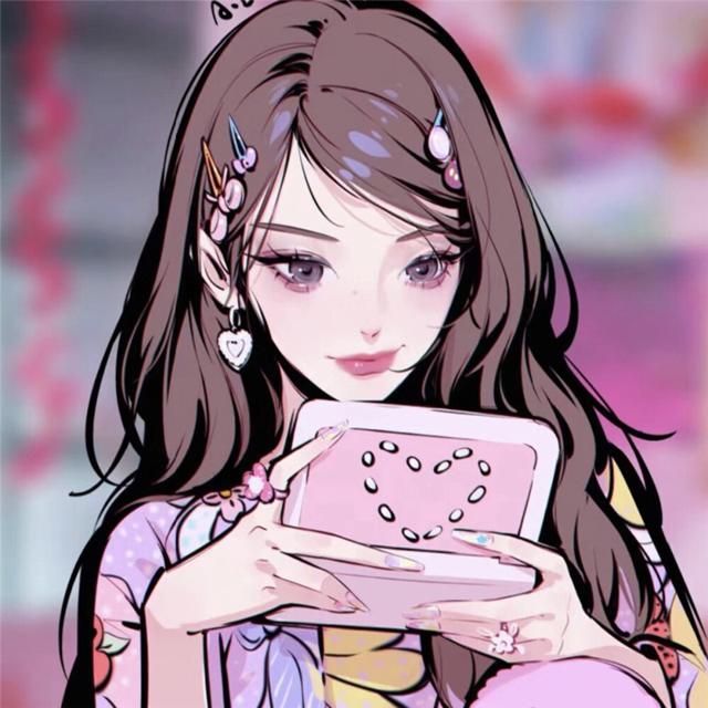 高质量小众头像手绘女生