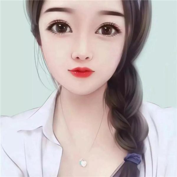精致成熟魅力女生手绘头像