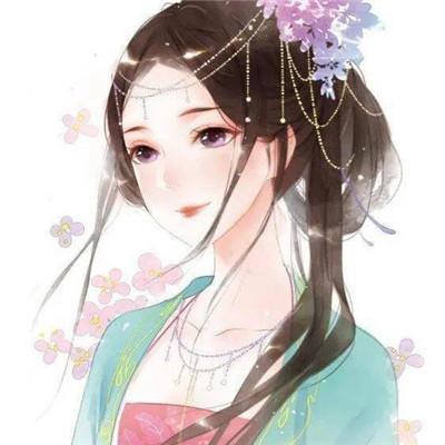 气质淡雅高贵成熟女头像卡通现代版