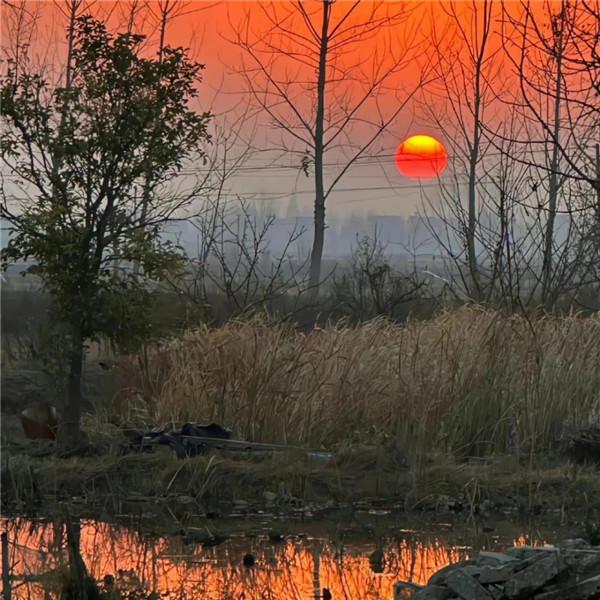 氛围感十足夕阳落日余晖的唯美图片头像