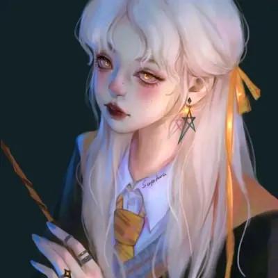 超火超好看的女生手绘头像图片