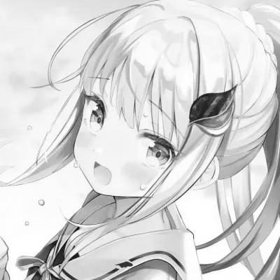 女头像ins风漫画黑白