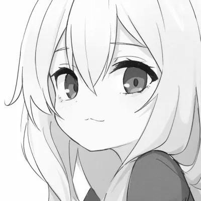 女头像ins风漫画黑白