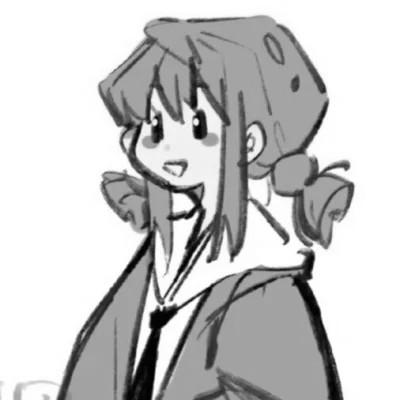 女头像ins风漫画黑白