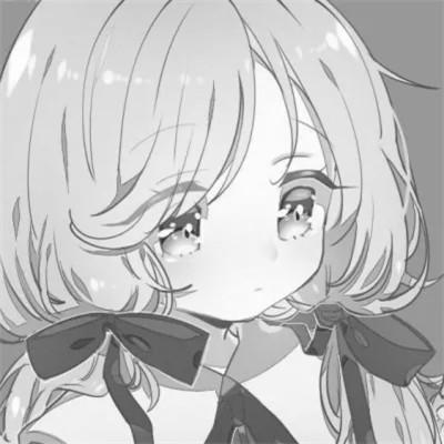 女头像ins风漫画黑白