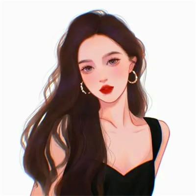 超火超好看的女生手绘头像图片
