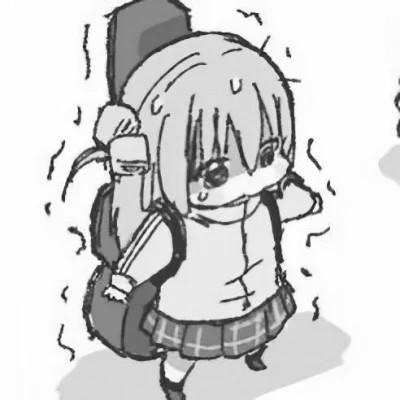 女头像ins风漫画黑白