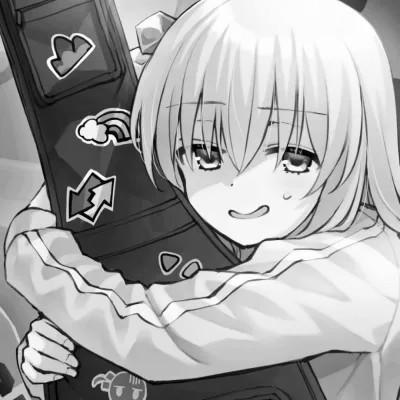 女头像ins风漫画黑白