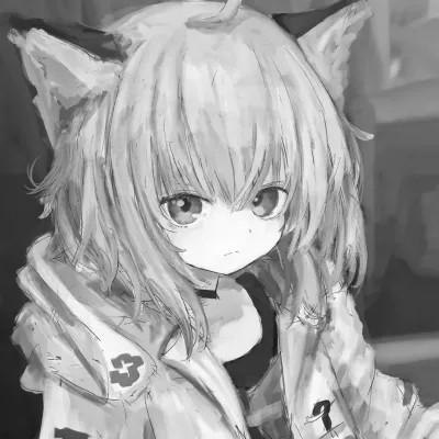 女头像ins风漫画黑白