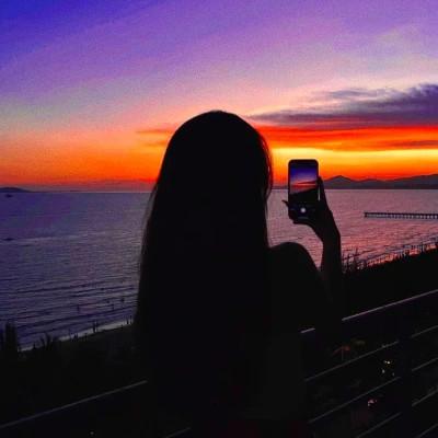 唯美头像背影女生漂亮图片