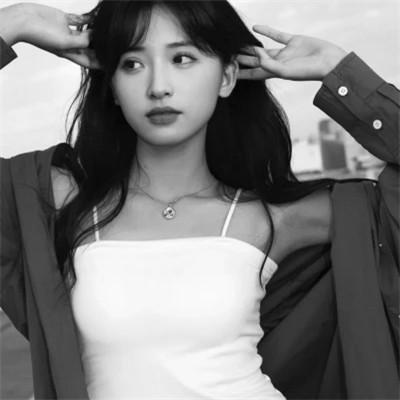 精选女生头像ins高级质感黑白